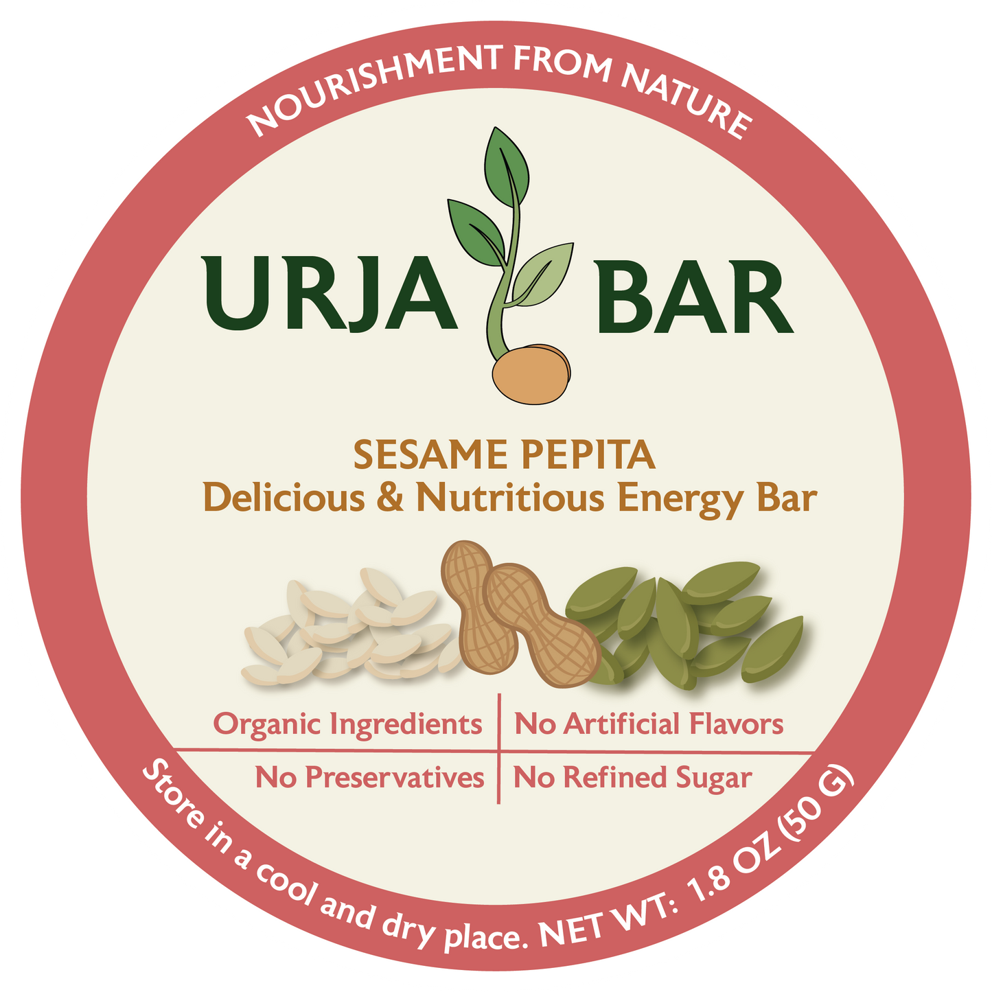 Sesame pepita Bar