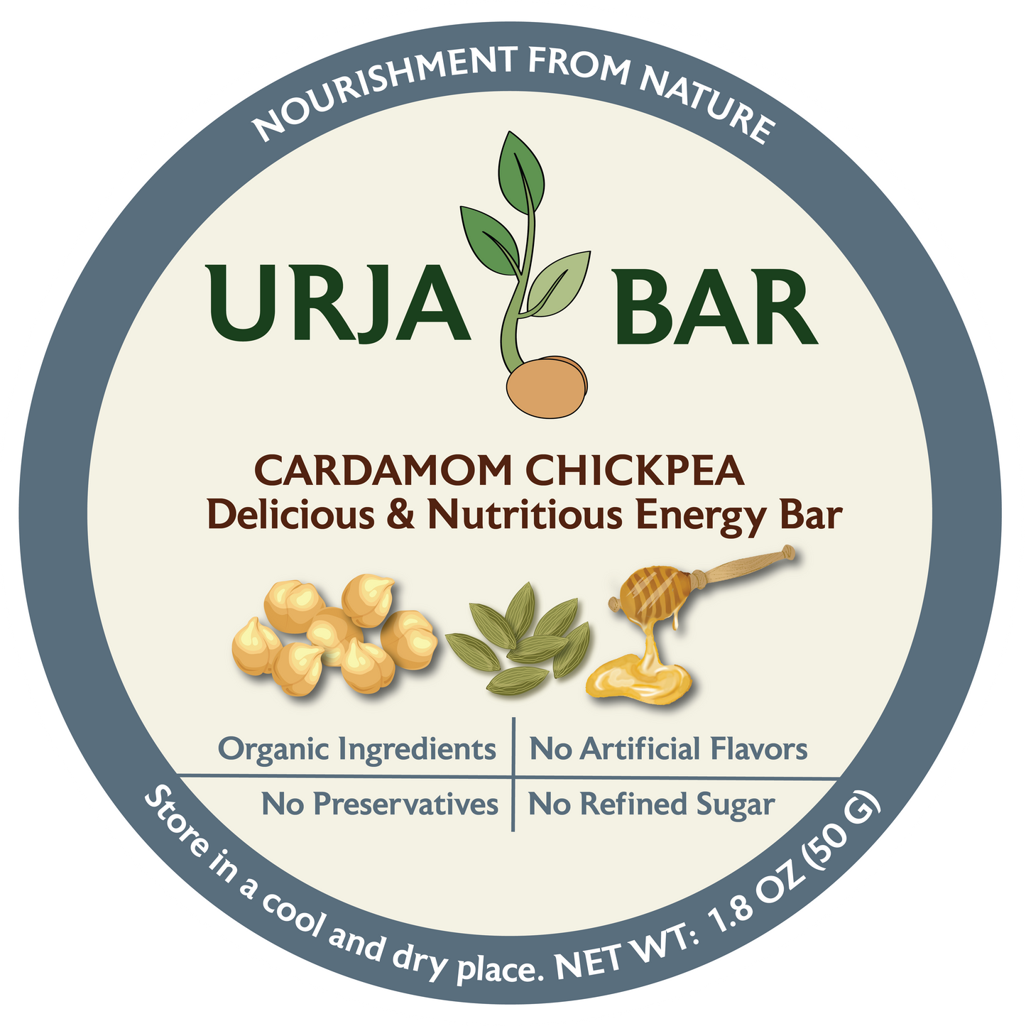 Cardamom Chickpea bar