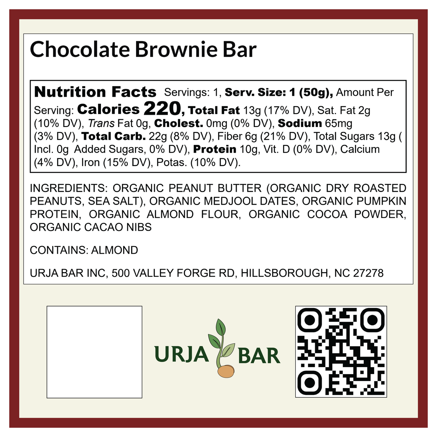 Chocolate Brownie Bar